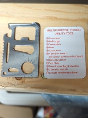 *Free With Purchase* Wallet Utility Tool